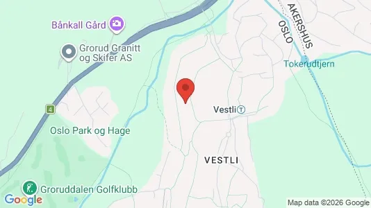 Rooms for rent i Oslo Stovner - kort over placeringen