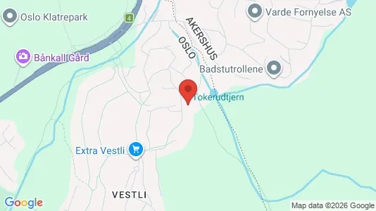 Rooms for rent i Oslo Stovner - kort over placeringen