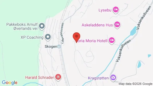 Rooms for rent i Oslo Vestre Aker - kort over placeringen