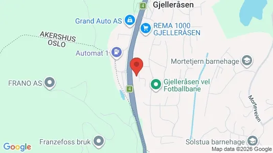 Rooms for rent i Nittedal - kort over placeringen