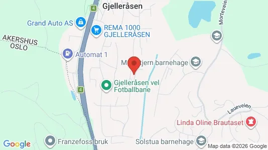 Rooms for rent i Nittedal - kort over placeringen