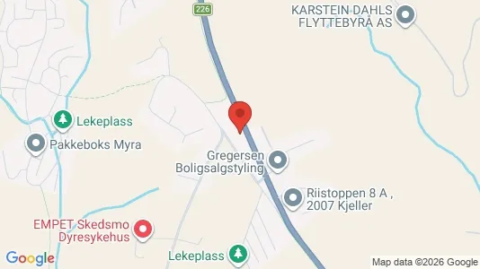 Apartments for rent i Skedsmo - kort over placeringen