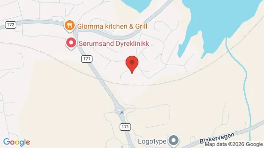 Apartments for rent i Sørum - kort over placeringen