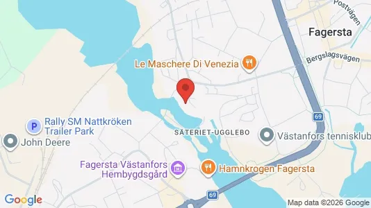 Apartments for rent i Fagersta - kort over placeringen