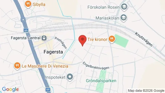 Apartments for rent i Fagersta - kort over placeringen