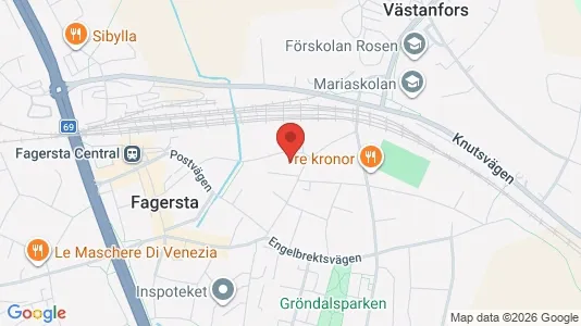 Apartments for rent i Fagersta - kort over placeringen