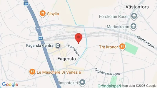 Apartments for rent i Fagersta - kort over placeringen