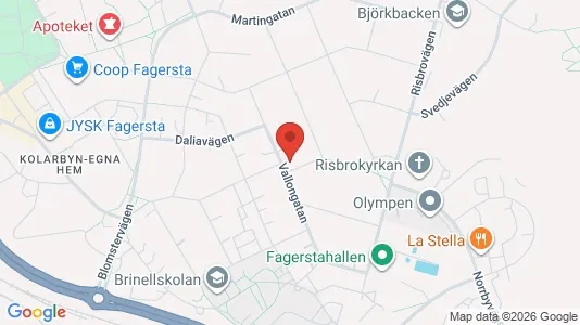 Apartments for rent i Fagersta - kort over placeringen