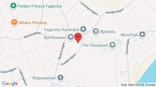 Apartments for rent i Fagersta - kort over placeringen
