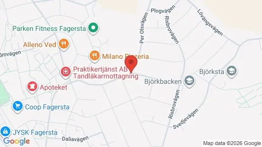 Apartments for rent i Fagersta - kort over placeringen