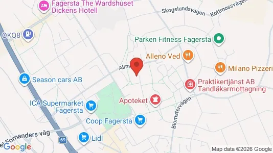 Apartments for rent i Fagersta - kort over placeringen