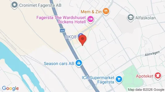 Apartments for rent i Fagersta - kort over placeringen
