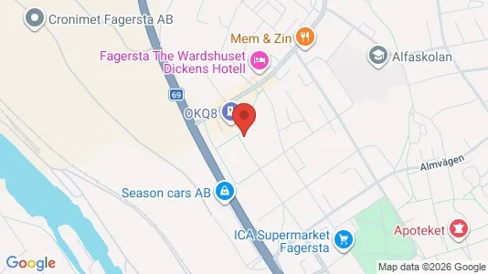 Apartments for rent i Fagersta - kort over placeringen