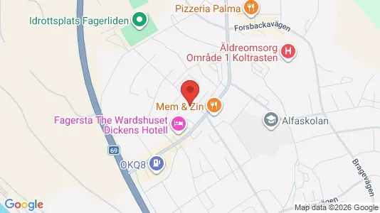 Apartments for rent i Fagersta - kort over placeringen