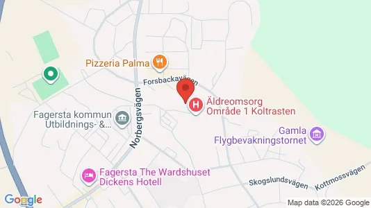 Apartments for rent i Fagersta - kort over placeringen