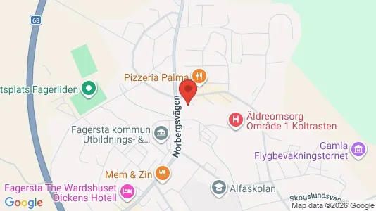 Apartments for rent i Fagersta - kort over placeringen