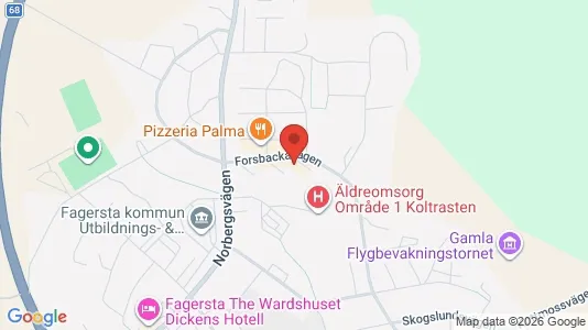 Apartments for rent i Fagersta - kort over placeringen