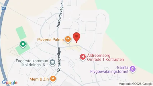 Apartments for rent i Fagersta - kort over placeringen