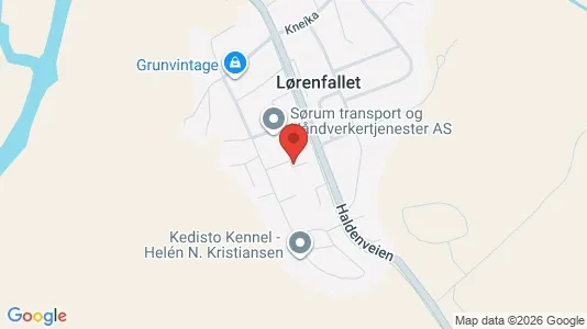 Rooms for rent i Sørum - kort over placeringen