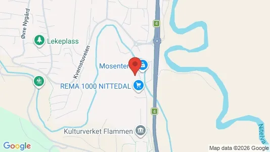 Apartments for rent i Nittedal - kort over placeringen
