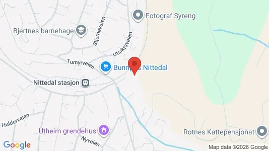 Apartments for rent i Nittedal - kort over placeringen