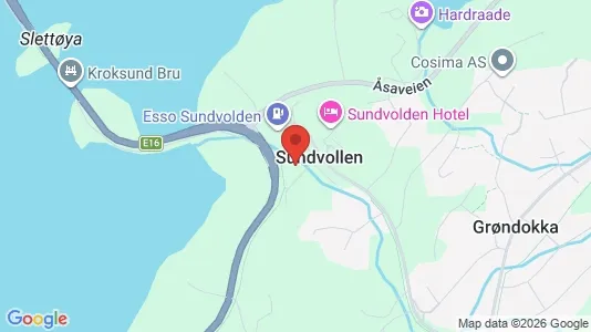 Apartments for rent i Hole - kort over placeringen