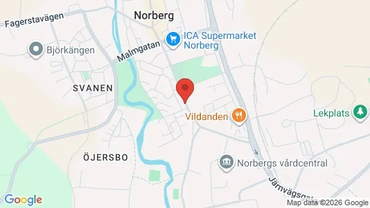Apartments for rent i Norberg - kort over placeringen