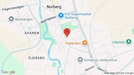 Apartments for rent i Norberg - kort over placeringen