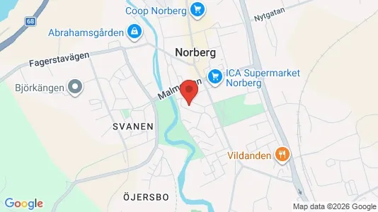 Apartments for rent i Norberg - kort over placeringen