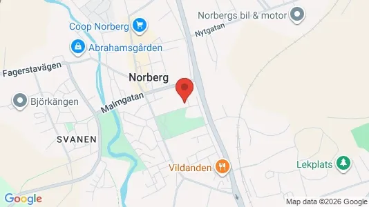 Apartments for rent i Norberg - kort over placeringen