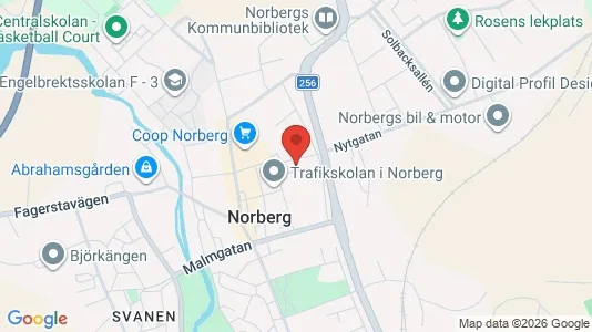 Apartments for rent i Norberg - kort over placeringen