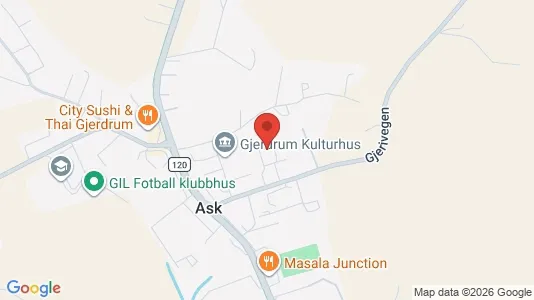Apartments for rent i Gjerdrum - kort over placeringen