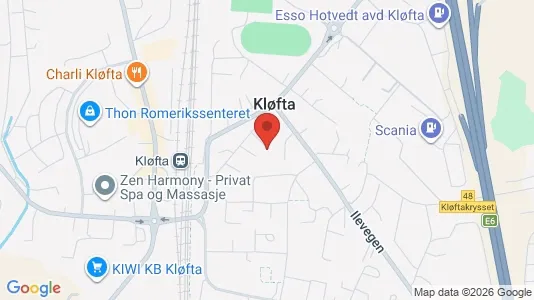 Rooms for rent i Ullensaker - kort over placeringen