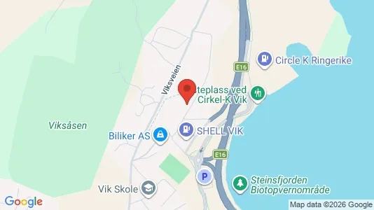 Apartments for rent i Hole - kort over placeringen
