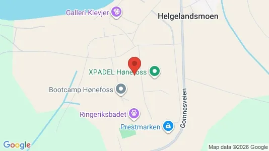 Rooms for rent i Ringerike - kort over placeringen