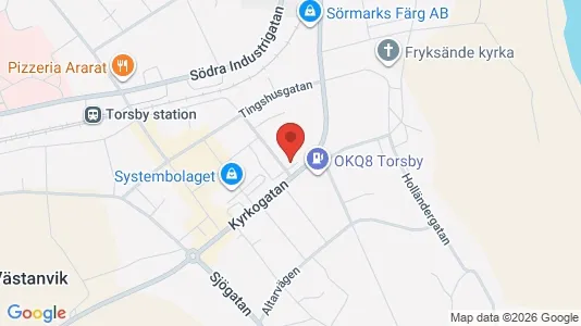 Apartments for rent i Torsby - kort over placeringen