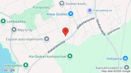 Apartments for rent i Espoo - kort over placeringen