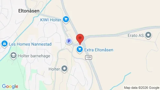 Rooms for rent i Nannestad - kort over placeringen