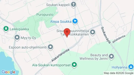Apartments for rent i Espoo - kort over placeringen