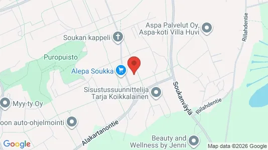 Apartments for rent i Espoo - kort over placeringen