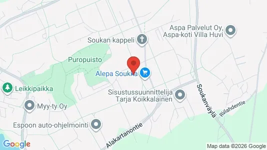 Apartments for rent i Espoo - kort over placeringen