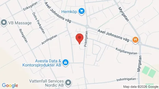 Apartments for rent i Avesta - kort over placeringen