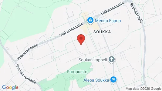 Apartments for rent i Espoo - kort over placeringen