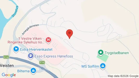 Apartments for rent i Ringerike - kort over placeringen