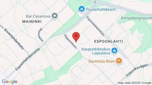 Apartments for rent i Espoo - kort over placeringen