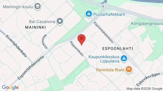 Apartments for rent i Espoo - kort over placeringen