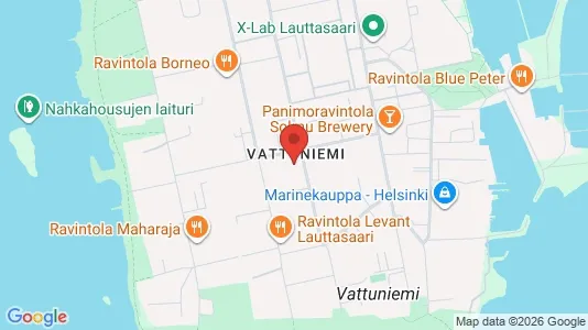 Apartments for rent i Helsinki Eteläinen - kort over placeringen