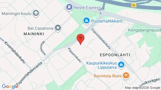 Apartments for rent i Espoo - kort over placeringen