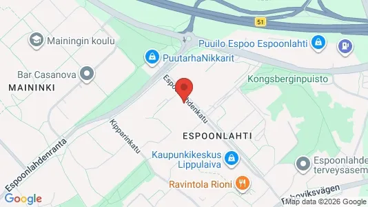 Apartments for rent i Espoo - kort over placeringen