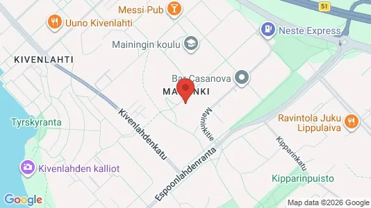 Apartments for rent i Espoo - kort over placeringen